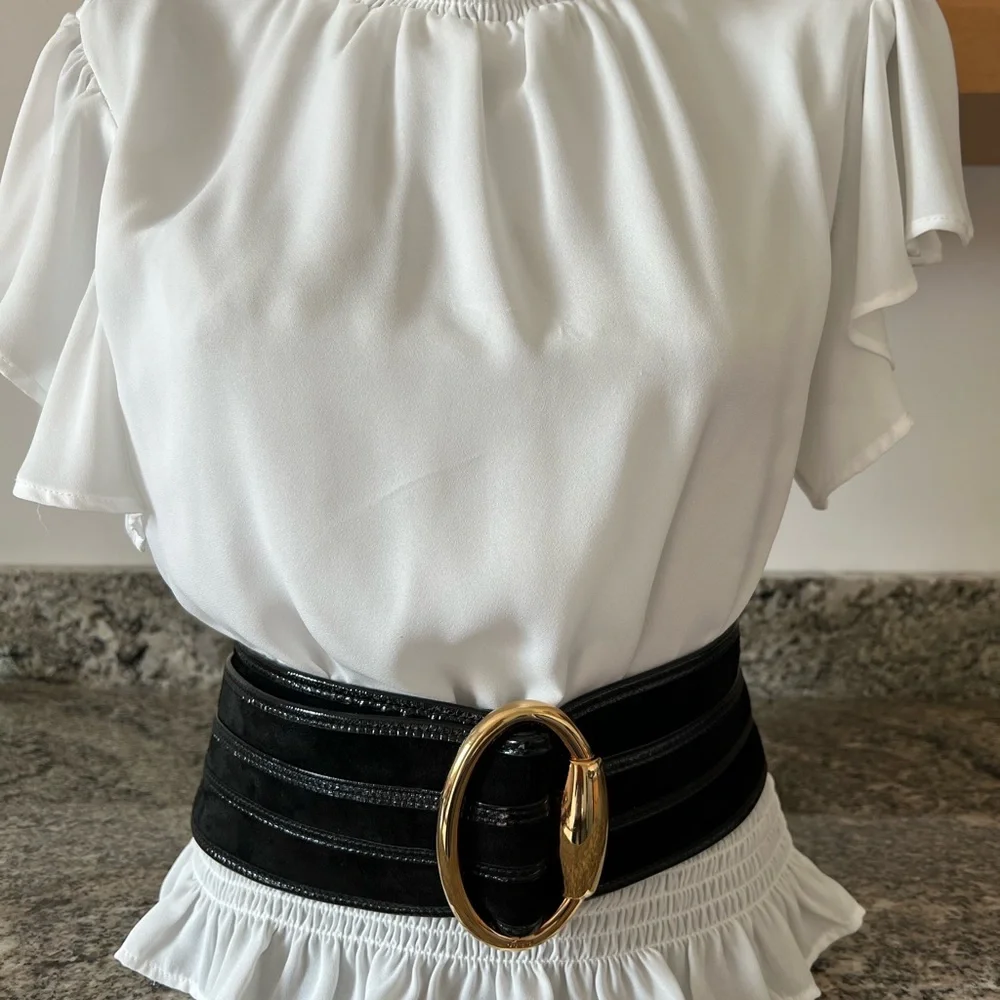 Vintage Gucci Black Belt